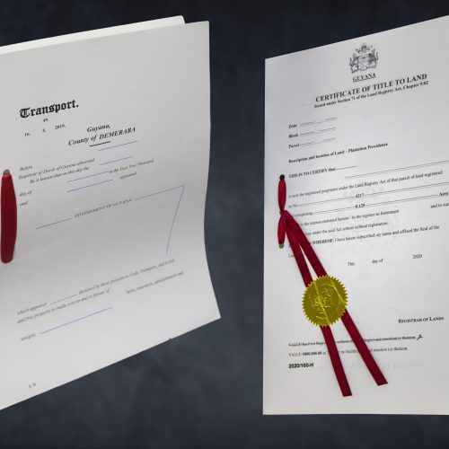 List of Persons to uplift Certificates of Title and Transports at the Regional Housing Office, Region #3